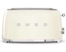 SMEG TSF02CREU - Broodrooster - Crème - 2x4 - 1500W - 6 niveaus