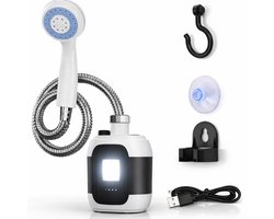 SMH LINE® Camping Douche - Buitendouche - Tuindouche - Draagbare Douche - Mobiele Douche - Incl. douchkop en oplaadbare Accu - HYDROPORT