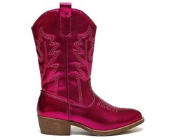 Smile Favorites® Dames Cowboylaarzen - Roze - Imitatieleer - Maat 34