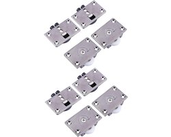 Smoakez - Garderobe Kast Schuifdeur Rollers Wielen - Nieuwe Versie - Meubels - 24mm Dia Gear Kits - 4 paar