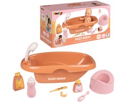 Smoby Baby nurse - Poppenverzorgingsproduct - badkuip en accessoireset voor poppen tot 42cm