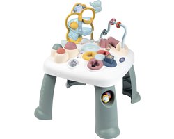 Smoby - Little Smoby - Activiteiten tafel - met vormensorteerder, telraam, 3 klankpinets, spiegel, roller, balspel