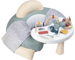 Smoby - Little Smoby - Cosy Seat - Activiteitentafel - opblaasbare stoel heeft armleuningen bedekt met stoffen bekleding, met een tablet met speelse leeractiviteiten