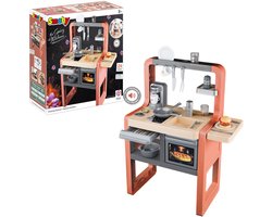 Smoby - Speelgoedkeuken - Safraan keuken rollenspel met tal van accessoires