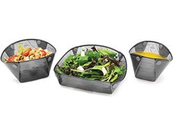 Snapfold Solo Pack (Beker, Kom, Bord) in Grijs - Ideaal voor Ruimtebesparing