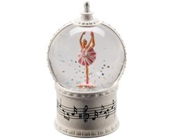 Sneeuwlantaarn ballerina 17x10.8cm led antiekwit Konstsmide
