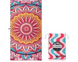 Sneldrogende Microvezel Handdoek – 175cm - gerecycled - Licht en compacte reishanddoek - Strandlaken – Namaste - Reismonkey