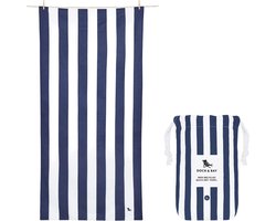 Sneldrogende Strandhanddoek - Compact, Zandvrij en Lichtgewicht - 100% Gerecycled Materiaal - XL (200 x 90 cm)