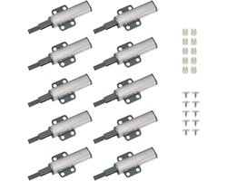 SnelShoppen - 10 Sets Push to Open Deursluiters Magnetische Latch voor Meubel Deuren, Kasten, Ladekasten, IKEA BESTA Compatibel, Eenvoudige Drukknop,