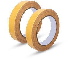 SnelShoppen - 2 Rollen 20mm*20M Dubbelzijdige Vloertape, Sterke Tapijt Tape voor Wand, Vloer en Meubels, Handmatig Af te Scheuren, Heavy Duty PE Mater