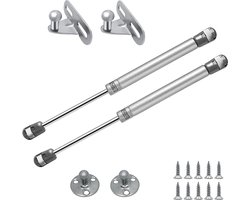 SnelShoppen - 2 Stuks Gasveren Schokdempers voor Keukenmeubels Kast Scharnier, 100N Pneumatische Jack voor Meubels, Shock Absorber, Hoogwaardige Mater