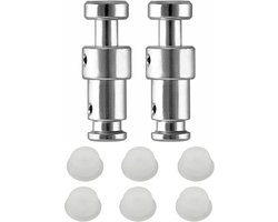 SnelShoppen - 2 Stuks Vervangende Float Valve Hoogdruk Pan Onderdelen met 6 Dichtingringen voor Instant Pot Duo, Ultra en Lux, RVS, Keukenaccessoires