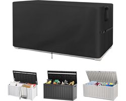 SnelShoppen - 500D Oxford Tuinbox met Ventilatie, Waterdicht, Cushion Box, UV-Bescherming, Opslagbox 163 x 81 x 74 cm voor Tuin en Buiten