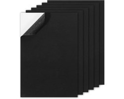 SnelShoppen - 6 Stuks Mos Rubber Zelfklevende Foam Bladen voor Meubel DIY Projecten - Vochtbestendig, Geluidsisolatie, Warmte-isolatie, Ideaal voor Cr