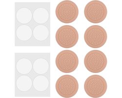 SnelShoppen - 8 Stuks Antislip Stabilisatie Pads voor Snijplanken, Zelfklevende Siliconen Meubel Pads, Waterdicht Geluiddempende Stabilisatie Pads voo