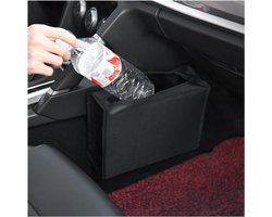 SnelShoppen - Auto Afvalbak, Hoogwaardige Waterdichte Oxford Stof, Multifunctionele, Draagbare, Vouwbare, Lekvrije Afvalemmer voor Auto, Keuken en Kan