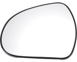 SnelShoppen - Auto Buiten Spiegel Links Glazen Vervanging Met Achterplaat Convex Niet Verwarmd Wit Glas Voor Peugeot 207 2006-2015, Peugeot 308 2007-2