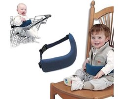 SnelShoppen - Baby eetstoel veiligheidsgordel - Draagbare cross strap hoge stoel met verstelbare sluiting, hoogwaardig materiaal voor kinderen, ideaal
