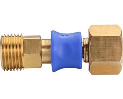 SnelShoppen - Cadac Quick Coupling - Metalen Gas Cartridges - Grill Accessoires - Koperkleur - Barbecue - Veilig en Snel Aansluiten