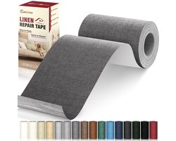 SnelShoppen - Flicken Zelfklevende Stof Patches 10x200cm - Duurzame Leinen Herstel Patches voor Sofa, Autozetels, Boot, Kantoorstoel, Gordijnen - Donk