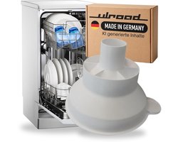 SnelShoppen - Funnel Dishwasher Salt Vervanging voor Ikea Medelstor 91107604400/203.857.99 - Duurzaam Kunststof - 12.7x11x8.5 cm - Keuken Accessoire