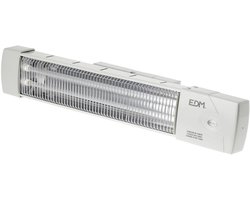 SnelShoppen - Grijze Kwarts Kachel 600-1200 W Draaibaar - Energiezuinige Verwarming voor Thuis, Tuin, Camping en Feestjes