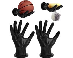 SnelShoppen - Handvorm Muurhouder voor Ballen, Creatieve Wanddecoratie, Handvormige Planken, Decoratieve Ornamenten, Binnenhuisdecoratie, Basketball D