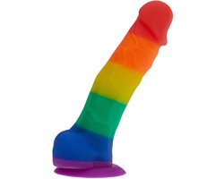 SnelShoppen - Kleurrijke 5" Dildo Multi voor Plezier en Ontspanning - Perfect voor Feestjes, Avonden en Intieme Momenten - Veilig en Flexibel Silicone