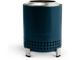 SnelShoppen - Mesa Tafelhaard Mini Vuurkorf Met Stand - Laag Rook - Compacte Buitenhaard Voor Tuin & Stadsgebruik - Hout & Pellets - Roestvrij Staal -