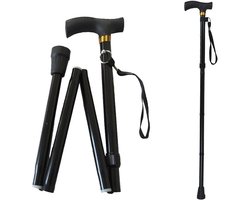 SnelShoppen - Opvouwbare Wandelstokken, Telecopische Bergstokken met Antislip Grip voor Dames en Heren, Ideaal voor Wandelen, Hiking en Outdoor Activi