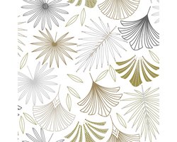 SnelShoppen - Ronde Tafelkleed 140 cm - Stijlvol Palmito Beige - Vlekbestendig en Waterdicht - 100% Gerecycled Materiaal - Perfect voor Keuken, Tuin e