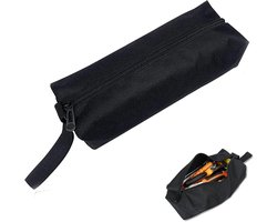SnelShoppen - Rugged Tool Bag - Multifunctionele Draagtas - Lege Toolkit Tas - Draagbare Canvas Gereedschapstas - Voor Handgereedschap - Zwart
