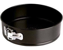 SnelShoppen - Springvorm Pan Rond 26 cm - Grijze Bakvorm van Gelakt Staal - Verwijderbare Bakpan voor Taarten en Gebak - Ideaal voor Keuken en Feesten