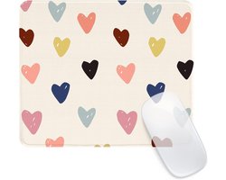 SnelShoppen - Vierkante Grappige Schattige Muismat, Persoonlijke Muismat voor Kantoor en Thuis, Waterdichte Muismat met Antislip Rubber Onderkant voor