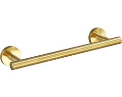SnelShoppen - YUET Handdoek Rail 30CM Geborsteld Goud Handdoek Houder Bar Wandmontage voor Badkamer Keuken 304 RUSTPROOF Messing Hanger 12"