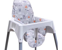 SnelShoppen - Zachte ZARPMA Stoelhoes voor IKEA Antilop Kinderstoel, Katoenen Oppervlak, Gevoerde Comfort, Bescherming voor Voeten, Vouwbare Hoezen vo