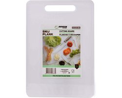 Snijplank - 2 Stuks - Kunststof Snijplank - Groot - 31 x 21 x 0.5 cm - Wit - Snijplank met Handvat - Keuken - Keuken Snijplank - White - Vaatbestendig -