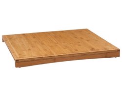 Snijplank - Bamboe Snijplank - Stove Top Snijplank - Keuken Werkblad Vergroter - Stevige & Duurzam - 52 x 28 cm - Bamboe