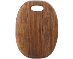 Snijplank Hout - Keukenplank Tafel - Keukenwerk - Betrouwbaar Materiaal - 36x26.5x2 cm - Bruin