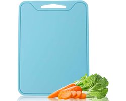 Snijplank - Keuken snijplank - Keuken siliconen snijplank - Geschikt voor vlees, groenten en fruit - Vaatwasserbestendig - 11,8'' x 8,6'' - Blauw