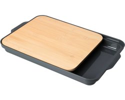 Snijplank Met Opvangbak - 37X24Cm