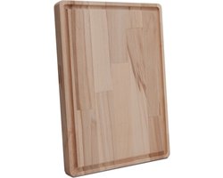 Snijplank met Sapgeul, Maat M, 35 x 25 x 3 cm, Beukenhout - HKS Selection