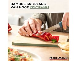 Snijplank van bamboe 21 x 15 cm Fackelmann Balance