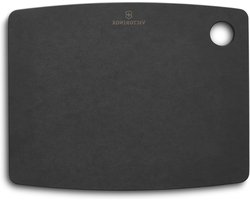 Snijplank zwart Victorinox Kitchen Series M met handvat van hout joseph joseph cutting board