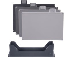 Snijplanken met houder – set van 4