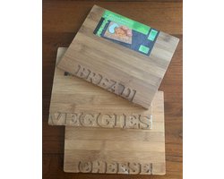 Snijplanken set - Bamboe - Bamboo | 3 stuks