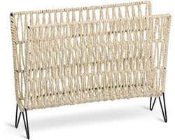 SNJY® Krantenbak - Lectuurbak - Tijdschriftenhouder - Magazinehouder - 15L x 38B x 30H cm - Beige