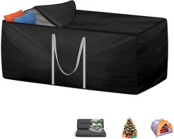SNJY® Opbergbox Tuinkussenbox - Opbergbox Tuin - Opbergkist Buiten - 60D x 150B x 80H cm - Zwart