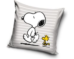 Snoopy Sierkussen, Friends - 40 x 40 cm - Polyester Polar Fleece