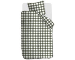 Snoozing Daria Dekbedovertrek - Eenpersoons - 140x200/220 cm - Green